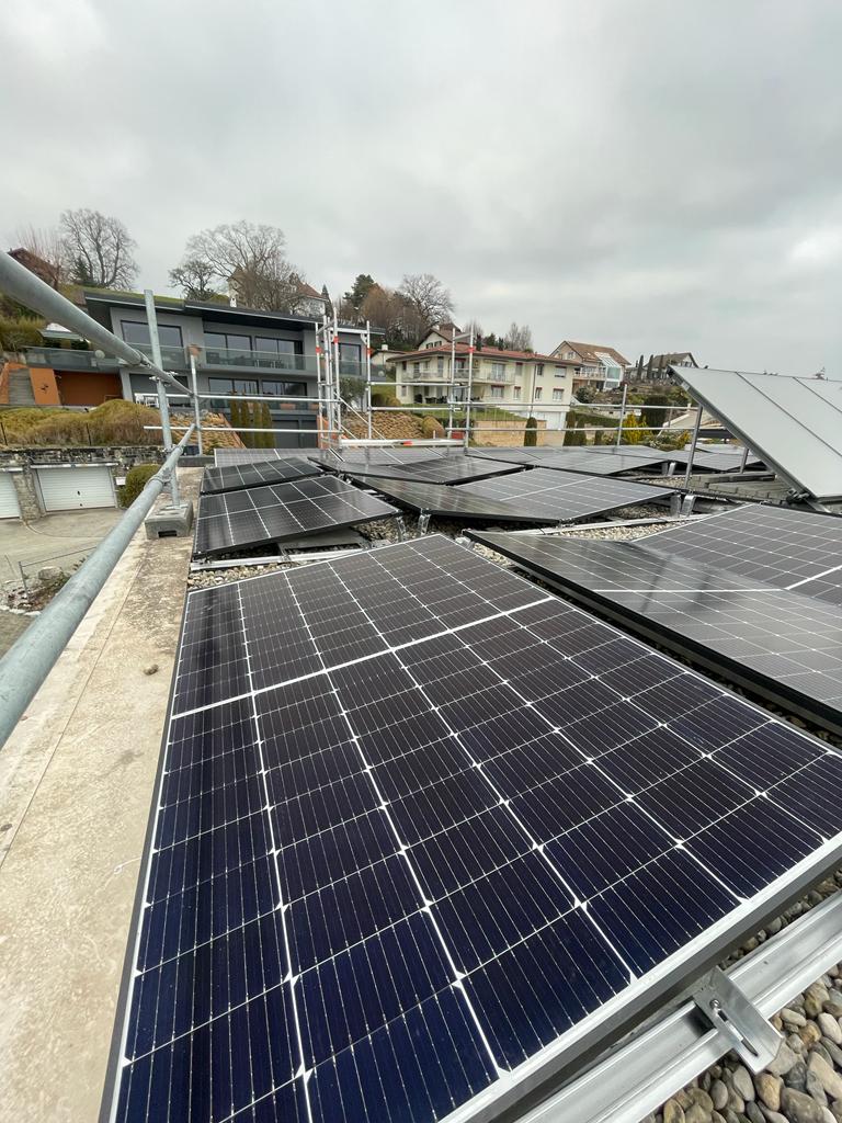 Installation photovoltaïque de 37 panneaux