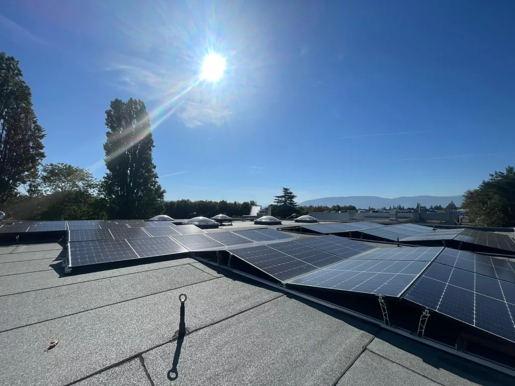 Installation de 72 panneaux photovoltaïque 410wc